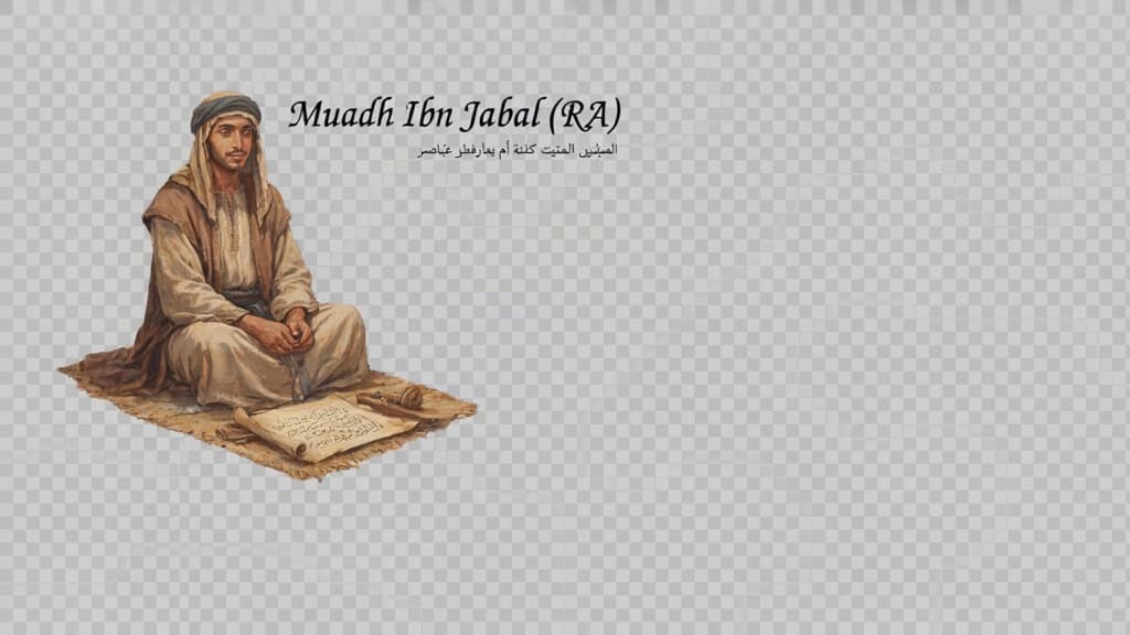 Muadh was born in Medina, the city of the Prophet Muhammad (SA). He embraced Islam at a very young age, guided by Musa'ab Ibn Umayr, even before the Messenger of Allah's Hijra (migration). Muadh Ibn Jabal (RA) is truly one of the most remarkable companions who steadfastly supported the Prophet Muhammad (peace be upon him).